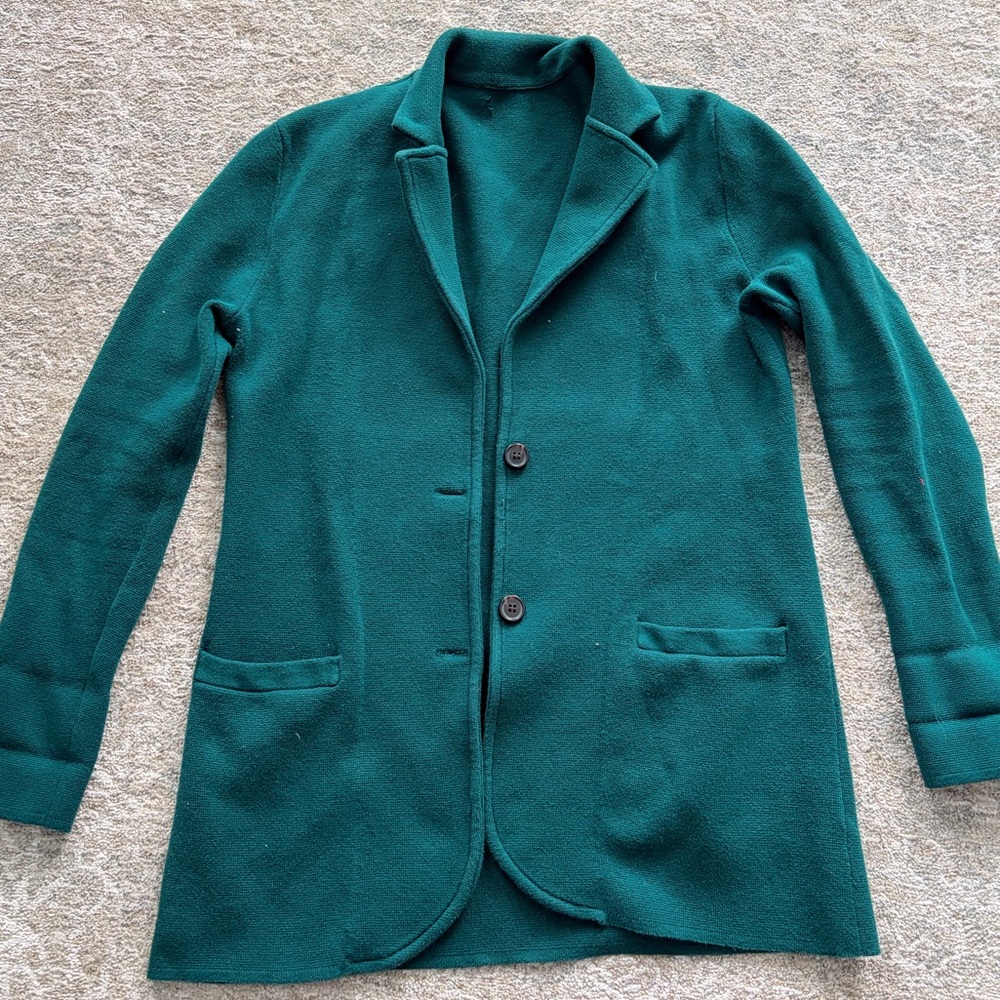 JCrew Evergreen Sweater Blazer